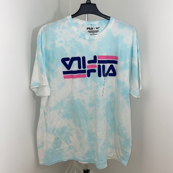 New Fila Men's Short Sleeve Logo T-Shirt Tee Top Size 3XL - Picture 1 of 12